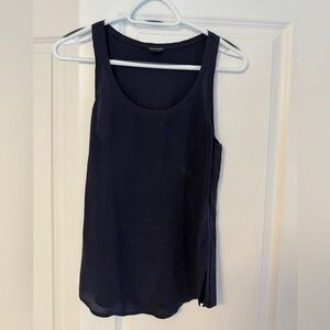 Club Monaco Navy Scoop Neck Tank Top